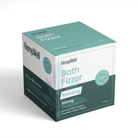 CBD Bath Bomb 100mg (Sandalwood)