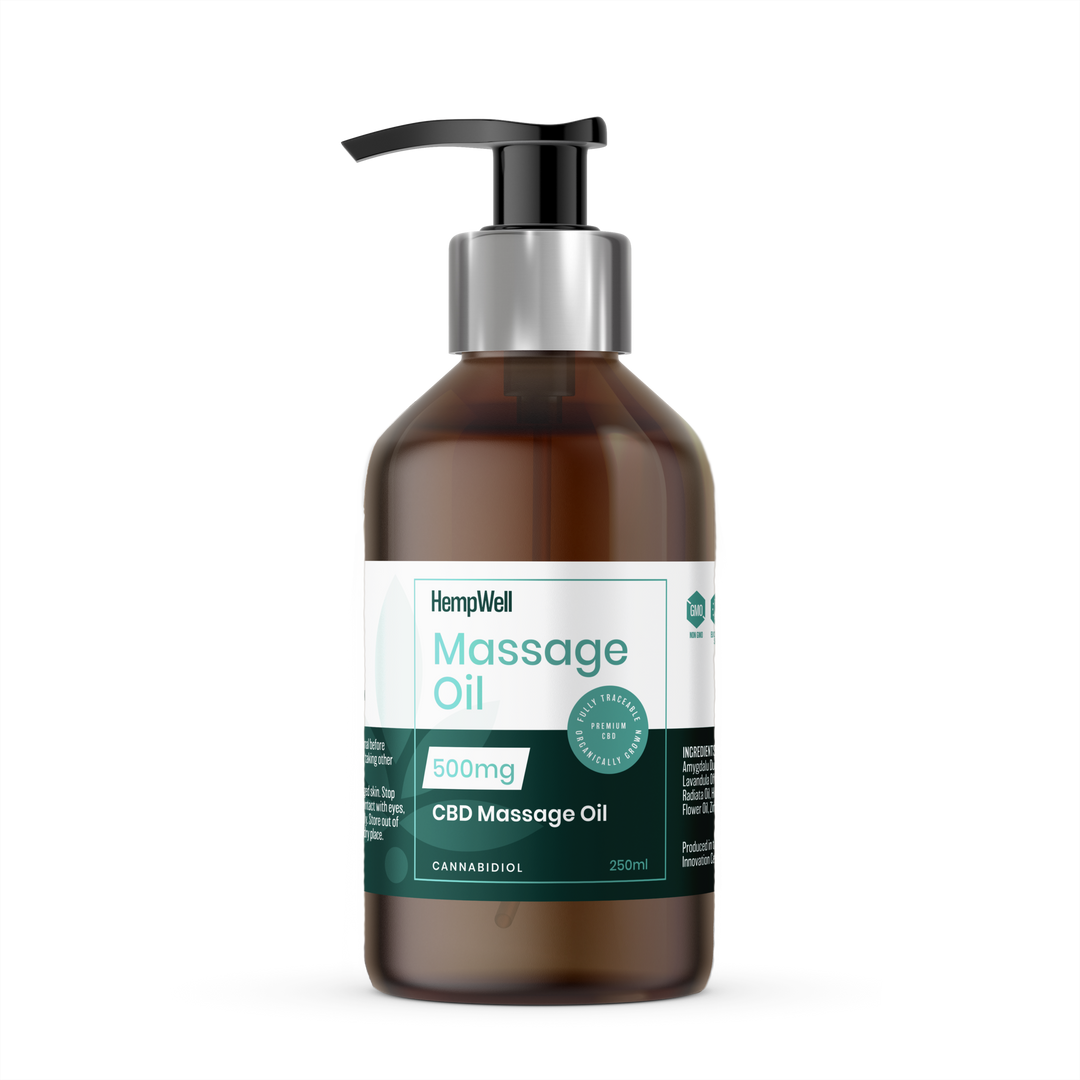 CBD Massage Oil | 500mg CBD | 250ml Bottle