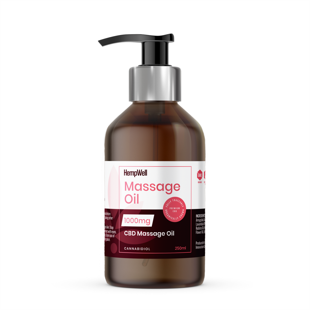 CBD Massage Oil | 1000mg CBD | 250ml Bottle